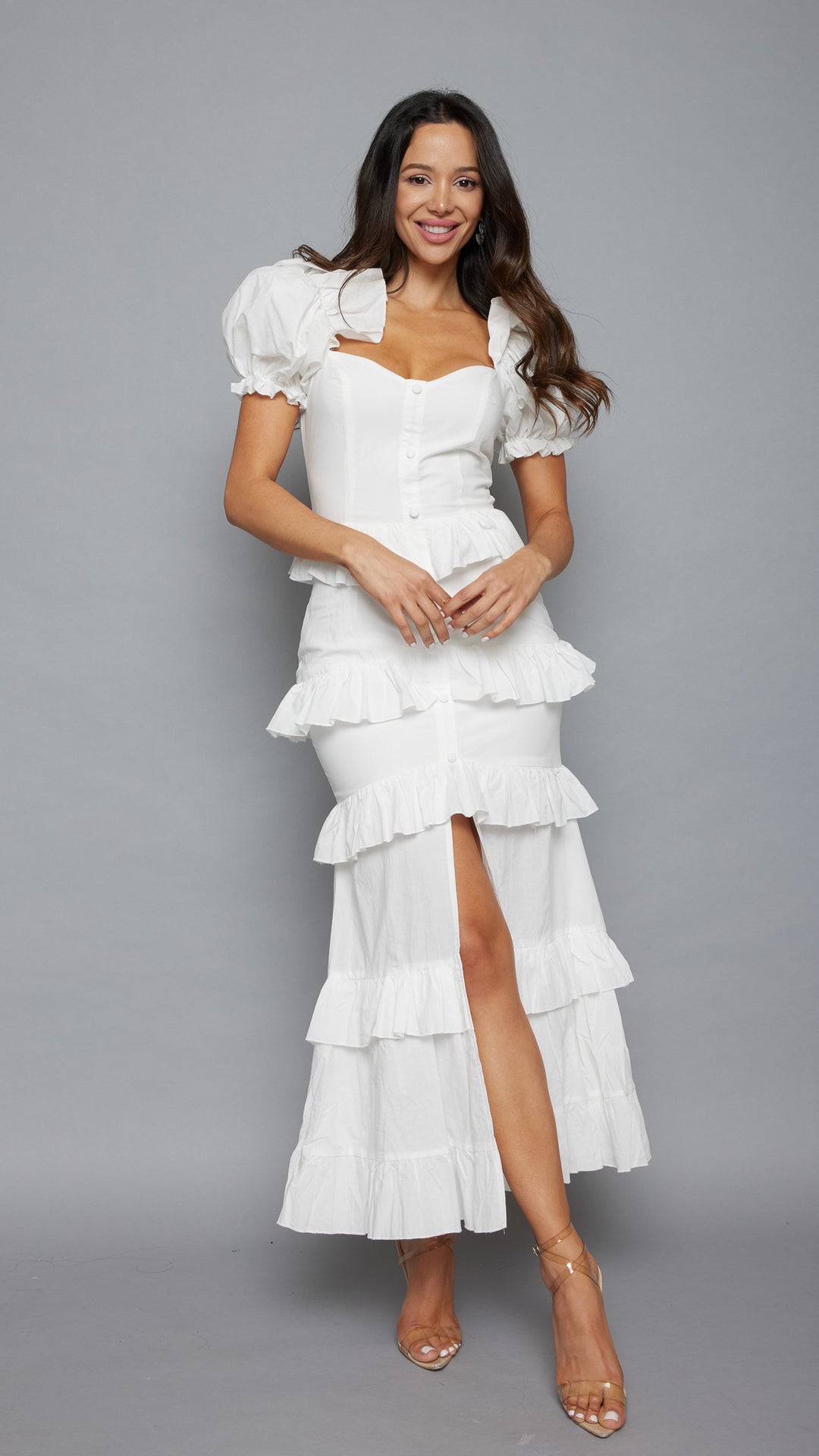 Madera White Maxi Dress