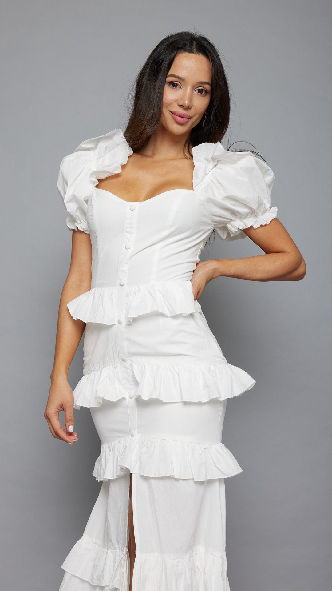 Madera White Maxi Dress