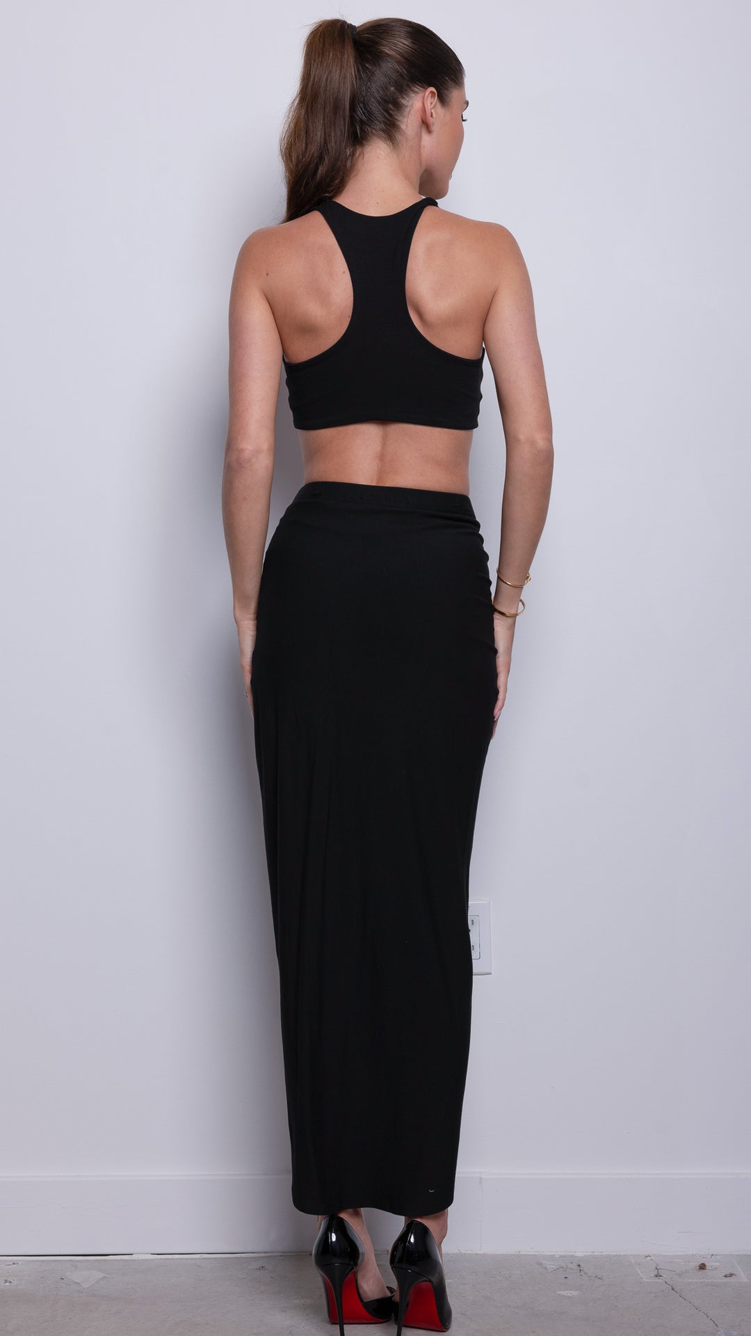 Lena Two Piece Set in Black