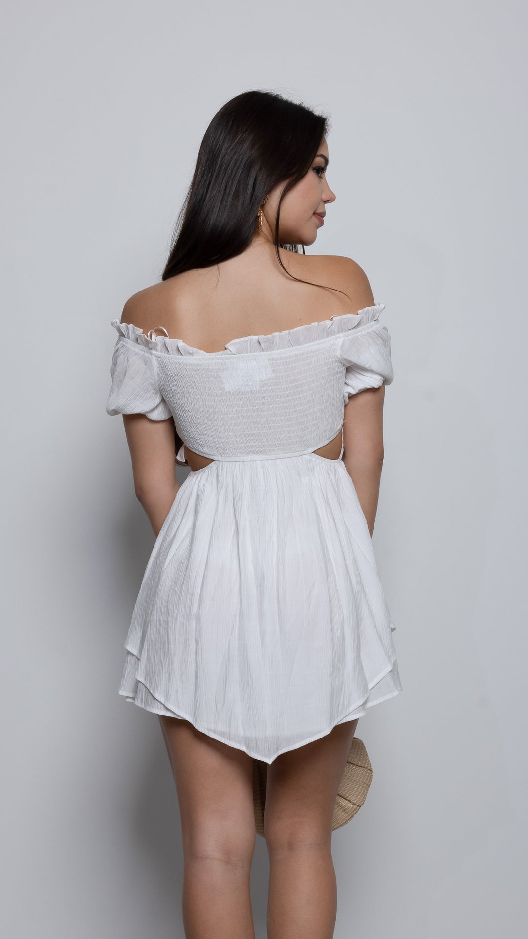 Clari Mini Dress in White