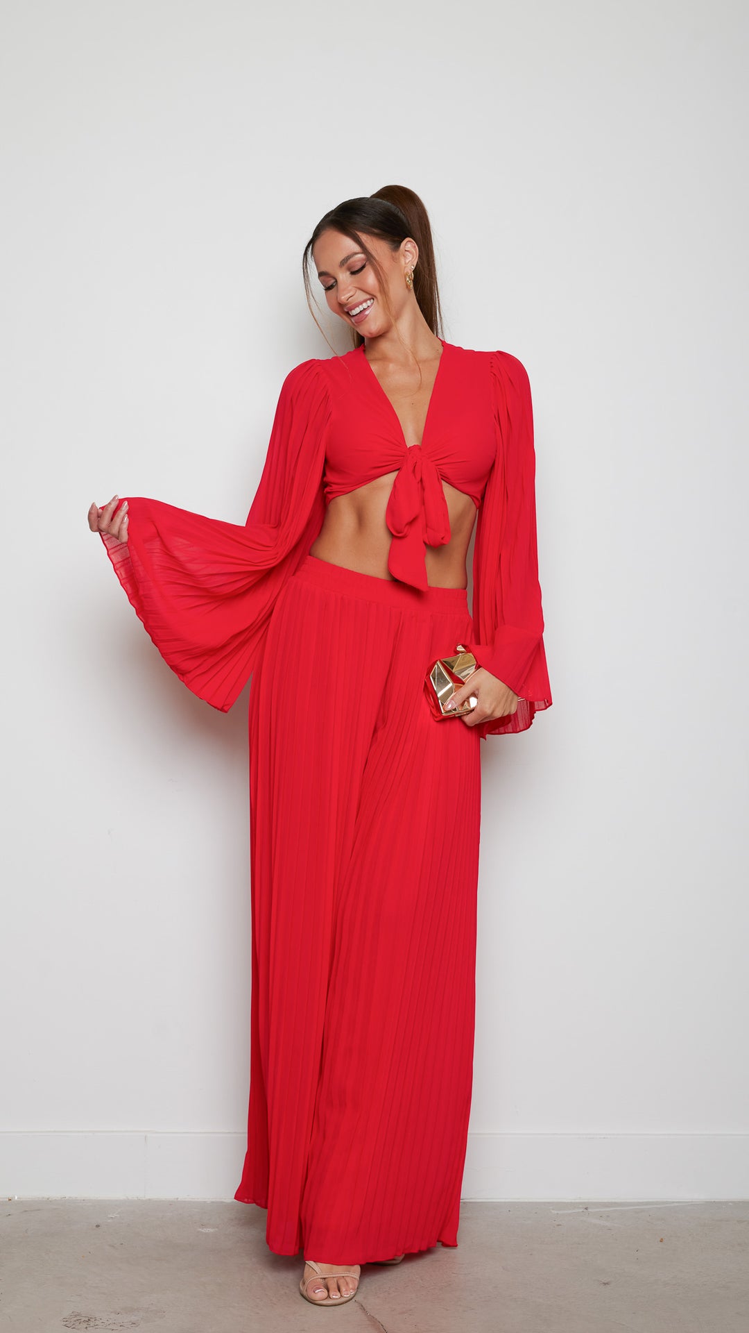 Lucerne Two Piece Set in Red