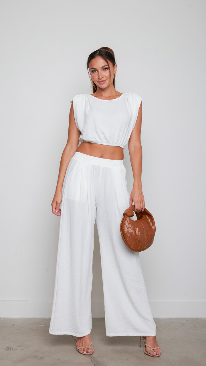 Madison Two Piece Set in White
