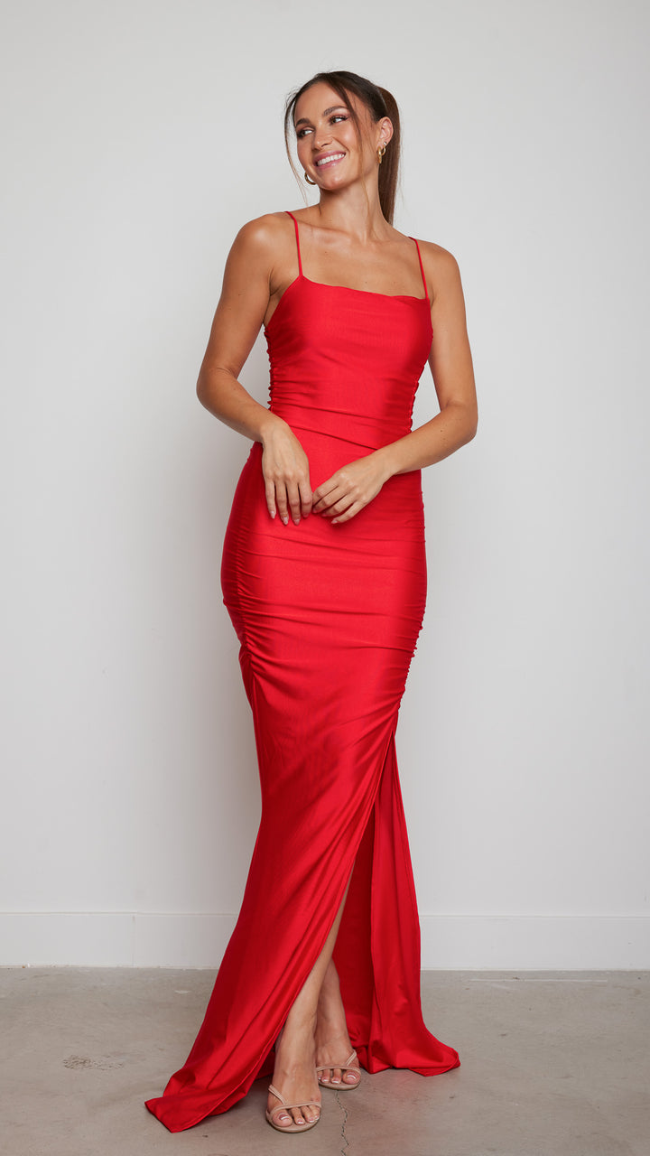 Sierra Dress in Red