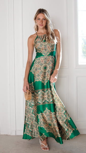 住まい/暮らし/子育て Floral Sexy Long Gown Milagro Maxi Dress – Steps New York
