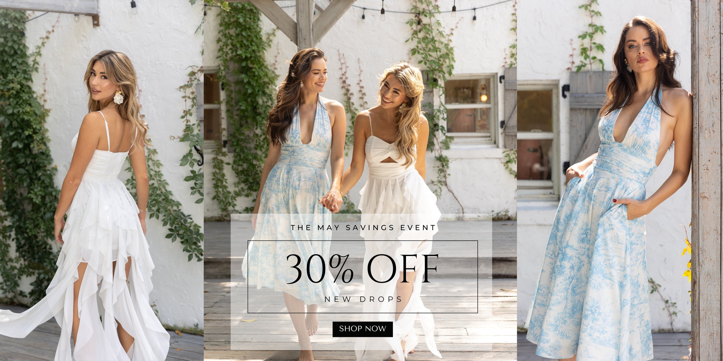 may savings event 30 off new arrivals