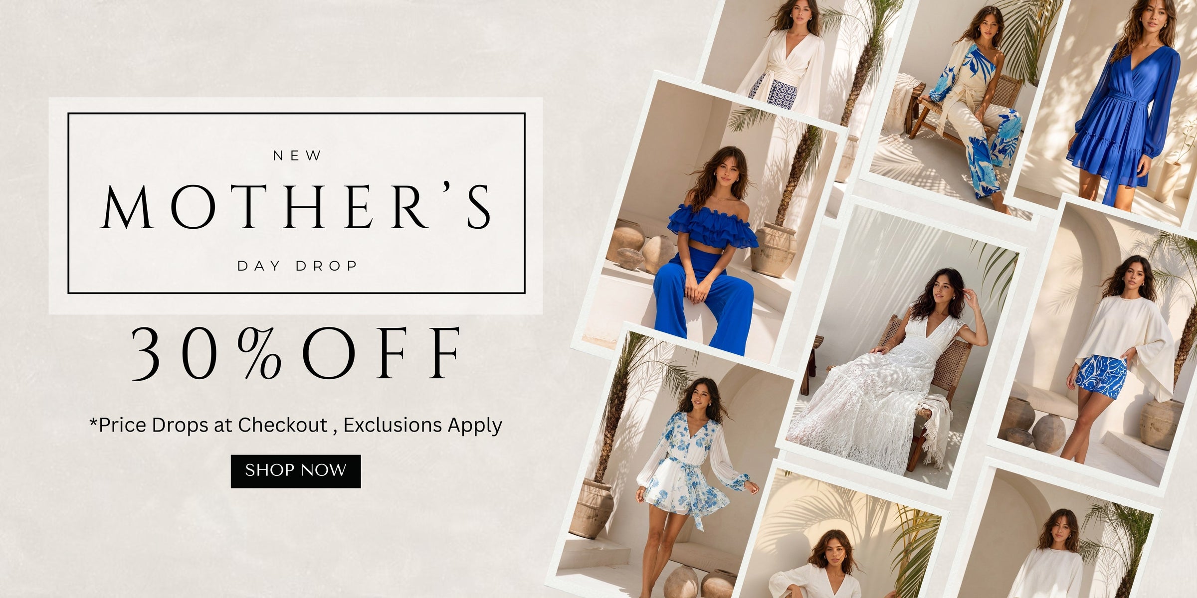 mothers day 30 off collection banner 