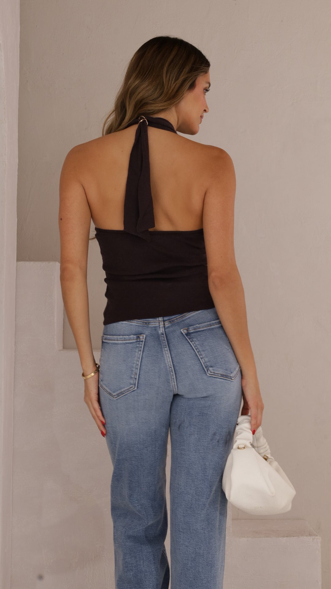 rear view image 1 of Zafira Halter Top