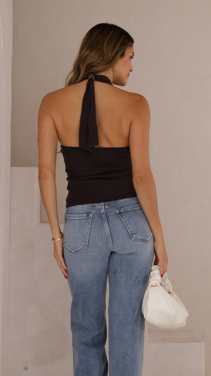 rear view image 1 of Zafira Halter Top