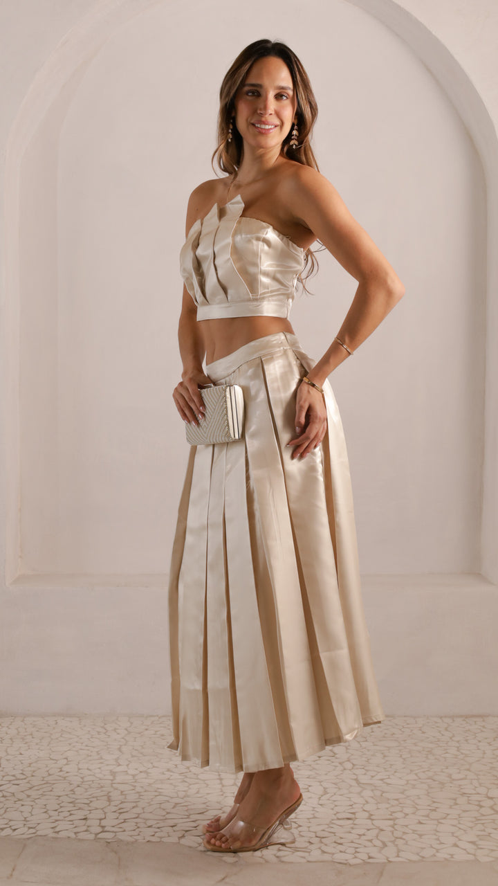 side view image 1 of Feya Midi Skirt