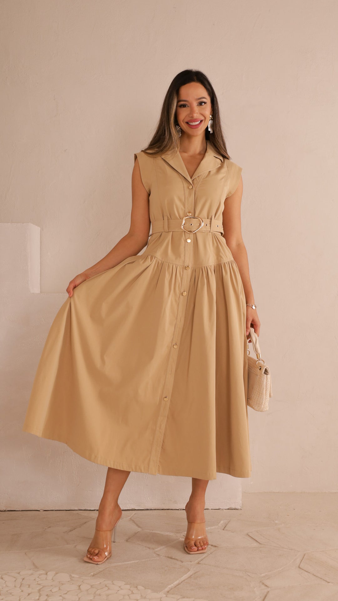 front view image 1 of Clarine Midi Dress
