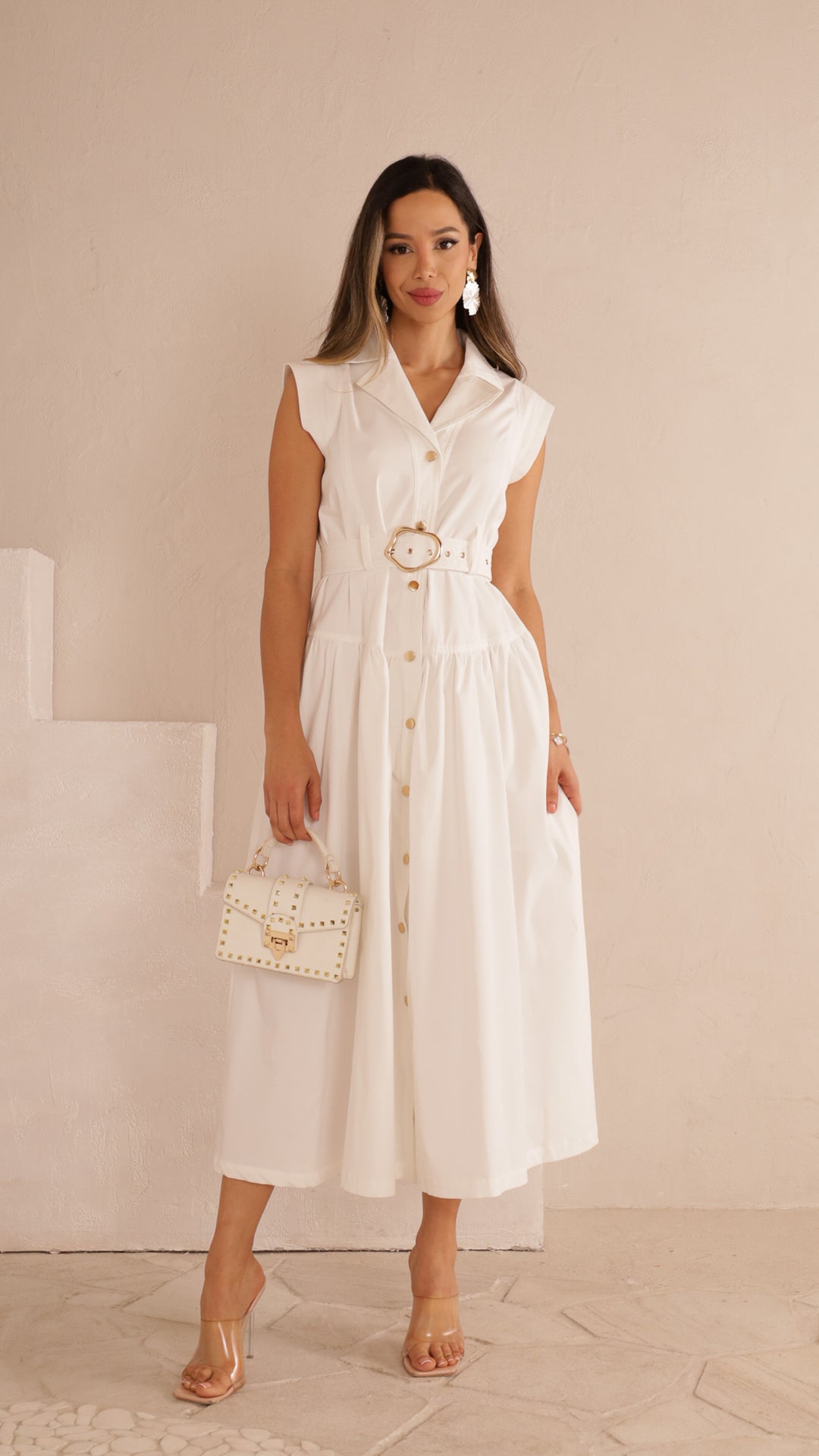 front view image 1 of Clarine Midi Dress