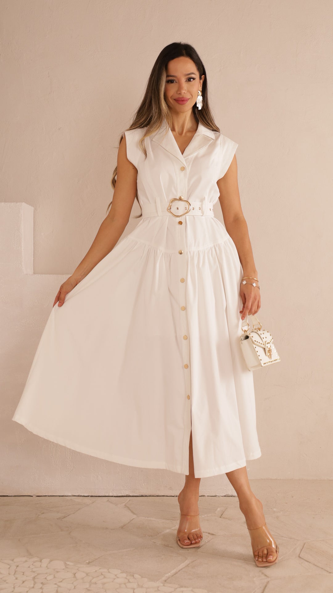 front view image 2 of Clarine Midi Dress