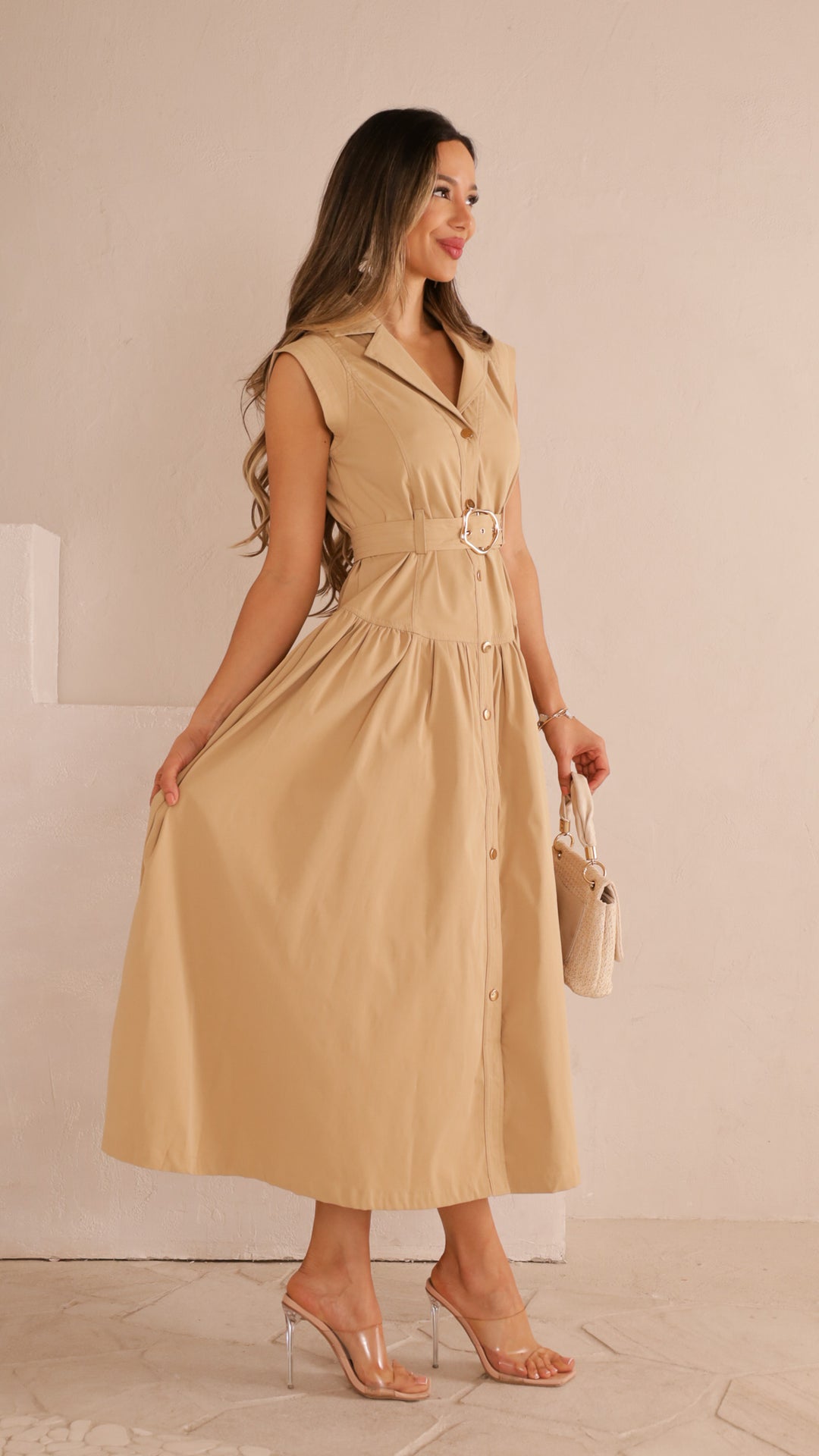 side view image 2 of Clarine Midi Dress