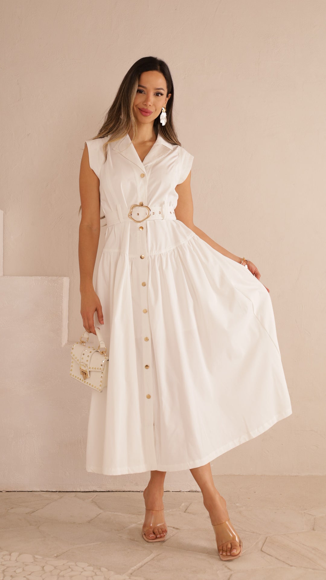 front view image 3 of Clarine Midi Dress