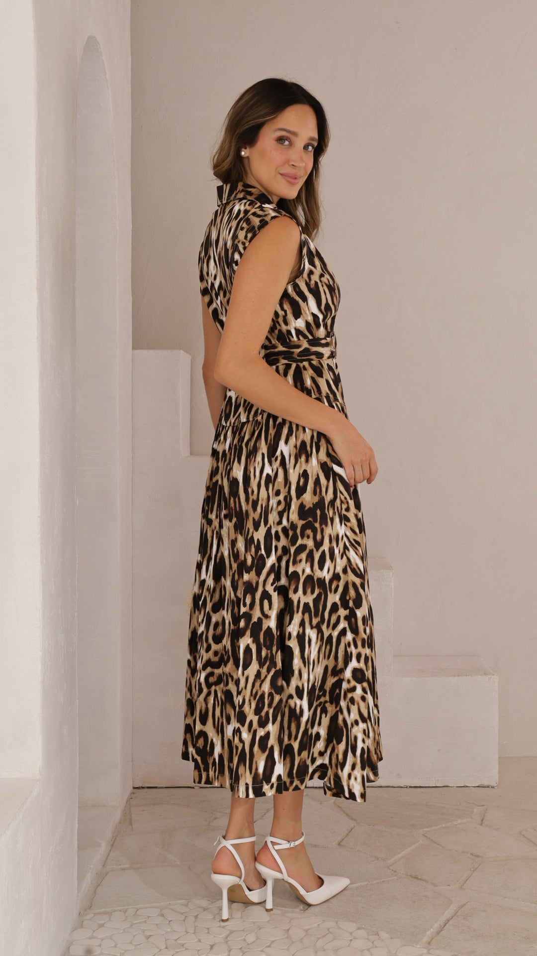 rear view image 1 of Leona Midi Dress