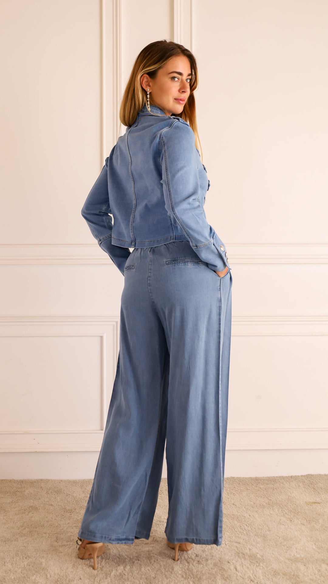 rear view image 1 of Alma Denim Jacket