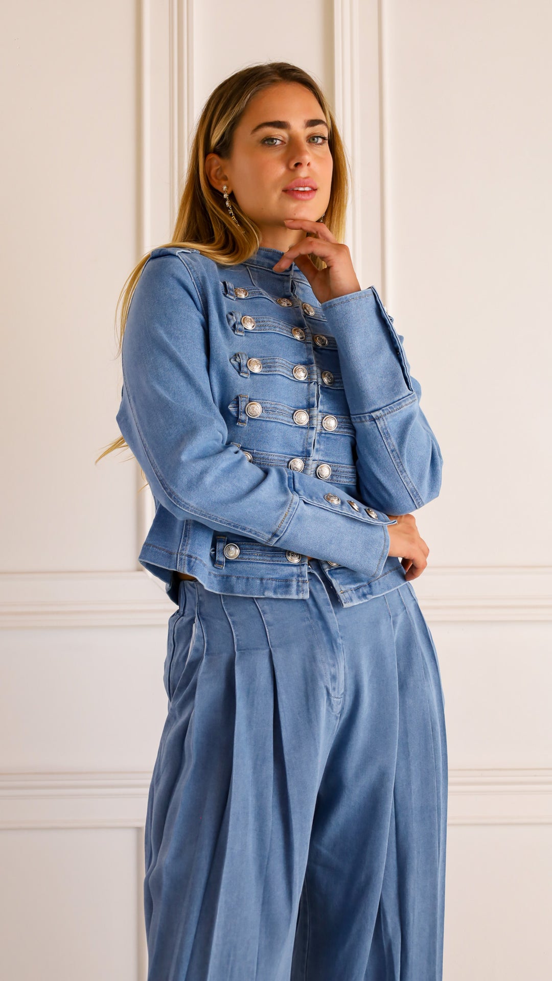 front view image 2 of Alma Denim Jacket