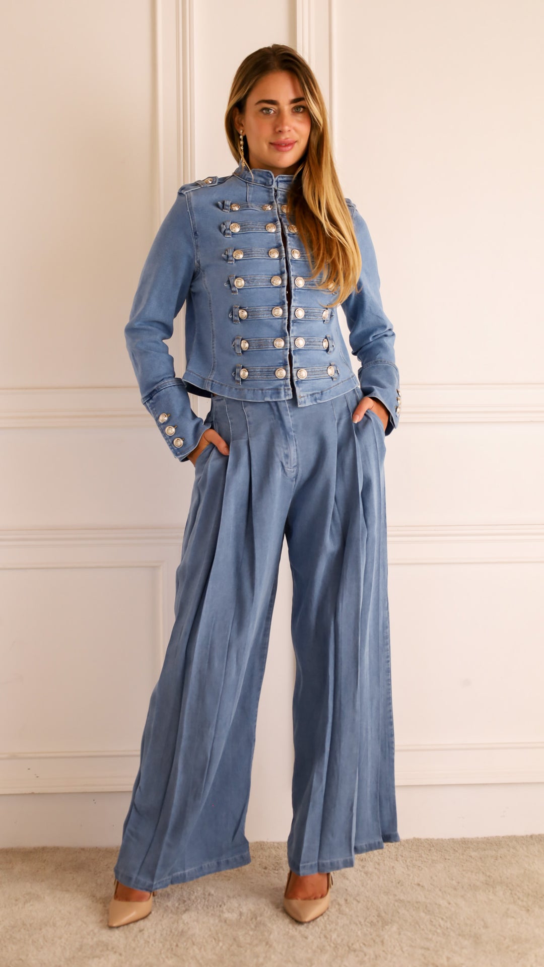 front view image 5 of Alma Denim Jacket