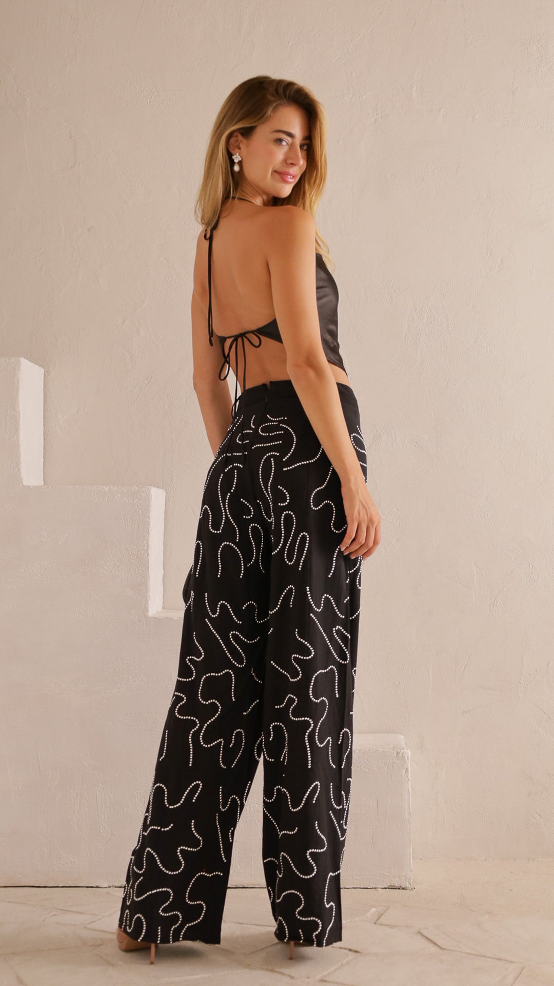 rear view image 1 of Tajin Wide-Leg Pants