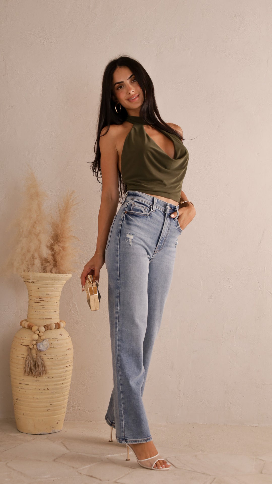 front view image 1 of Sansil Denim Pants