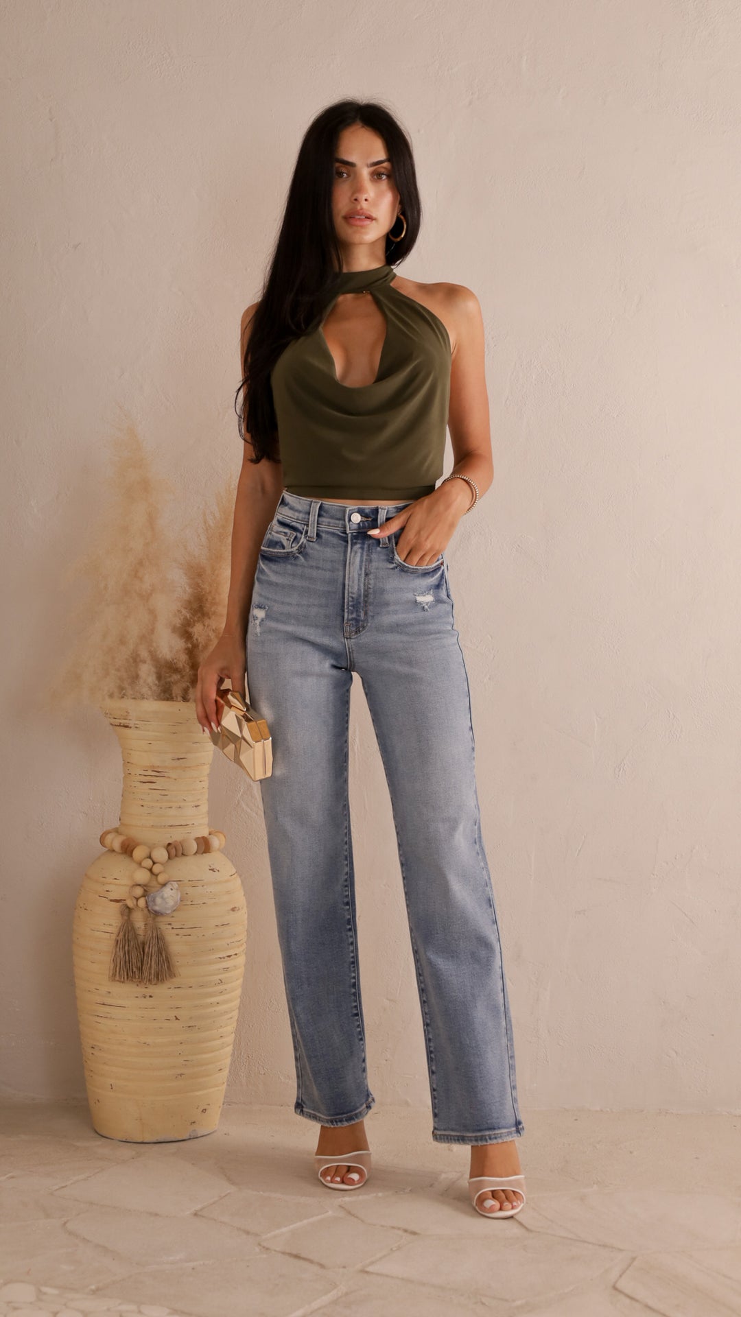 front view image 6 of Sansil Denim Pants