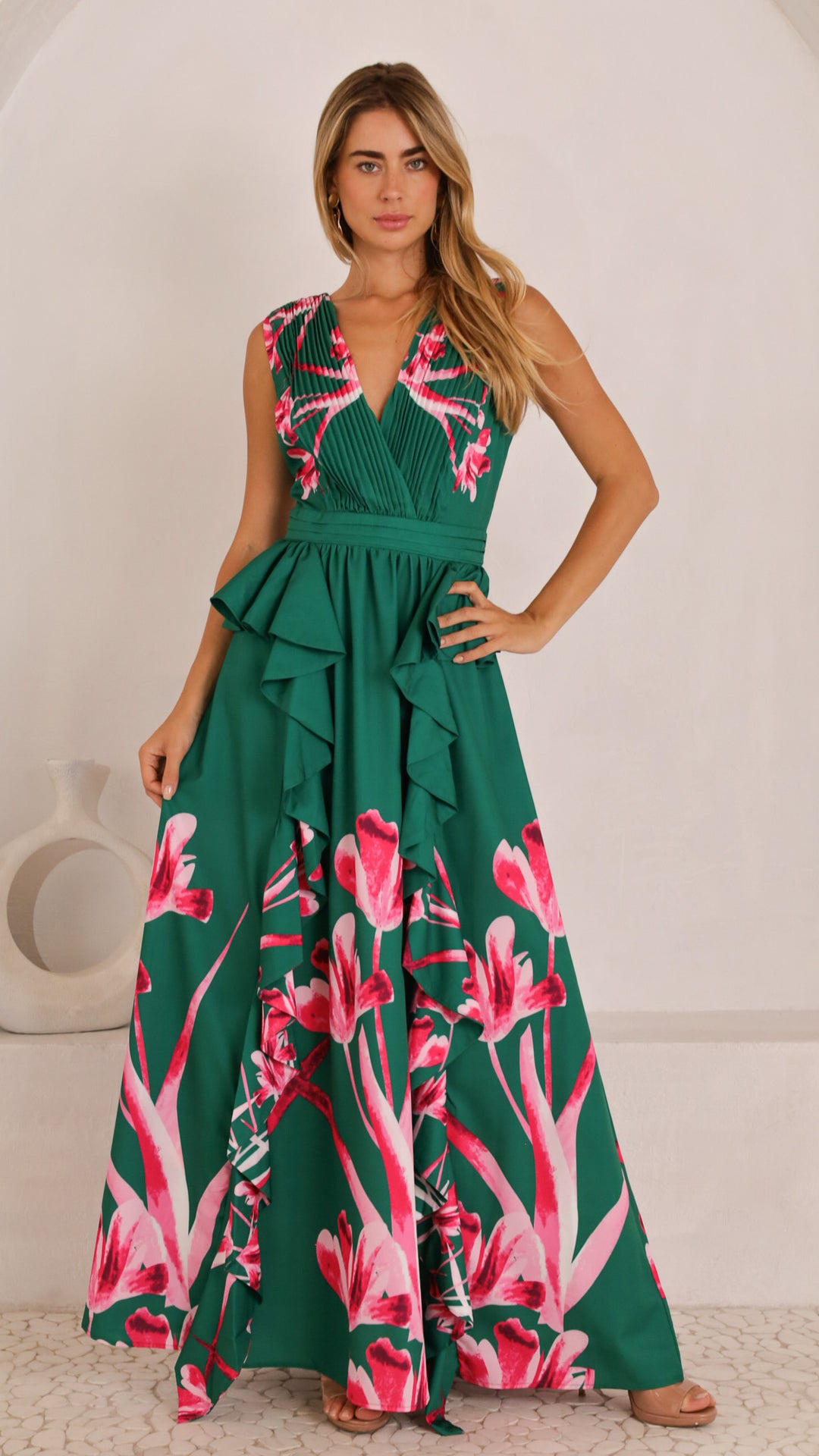 front view image 1 of Althea Maxi Dress