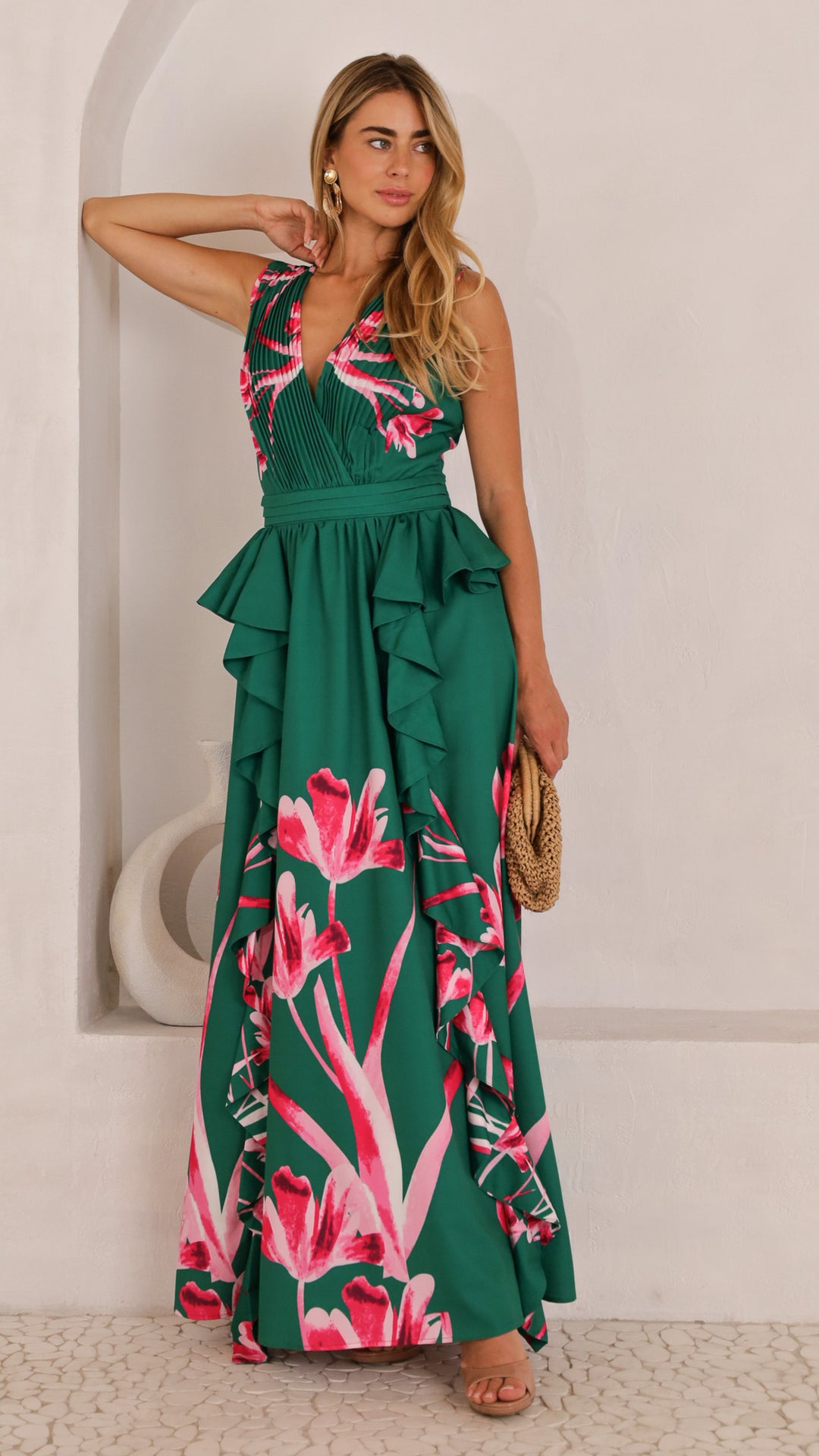 front view image 5 of Althea Maxi Dress