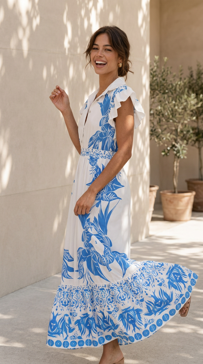 side view image 1 of Orianna Maxi Dress