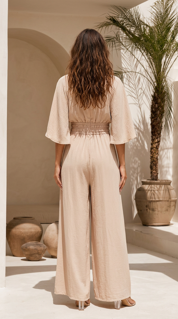 rear view image 1 of Elara Kimono Jumpsuit