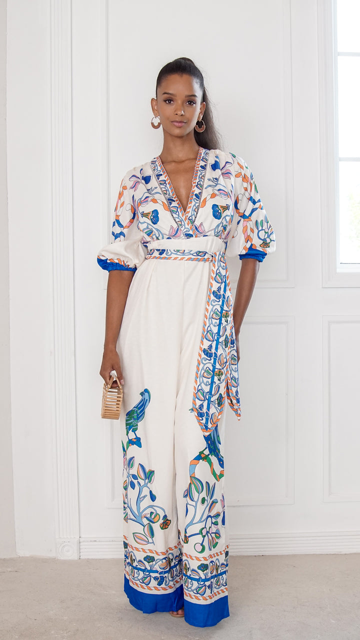 copy image front view_pink of Aves Jumpsuit