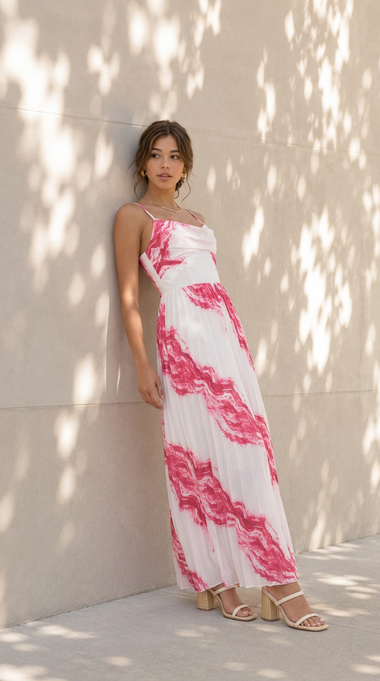side view image 1 of Alessandra Pleated Jumpsuit