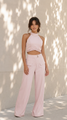 Valeria Halter Pants Set