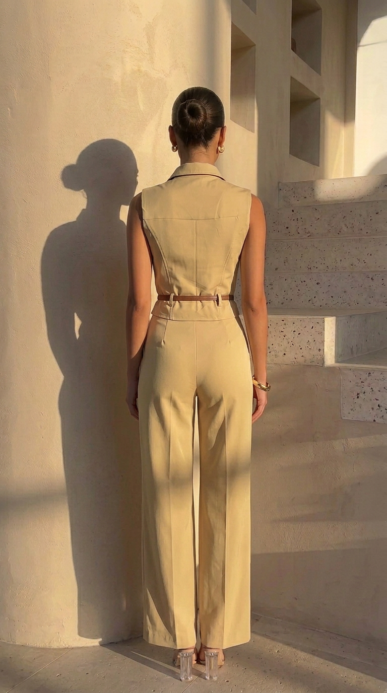 rear view image 1 of Bena Pants Set