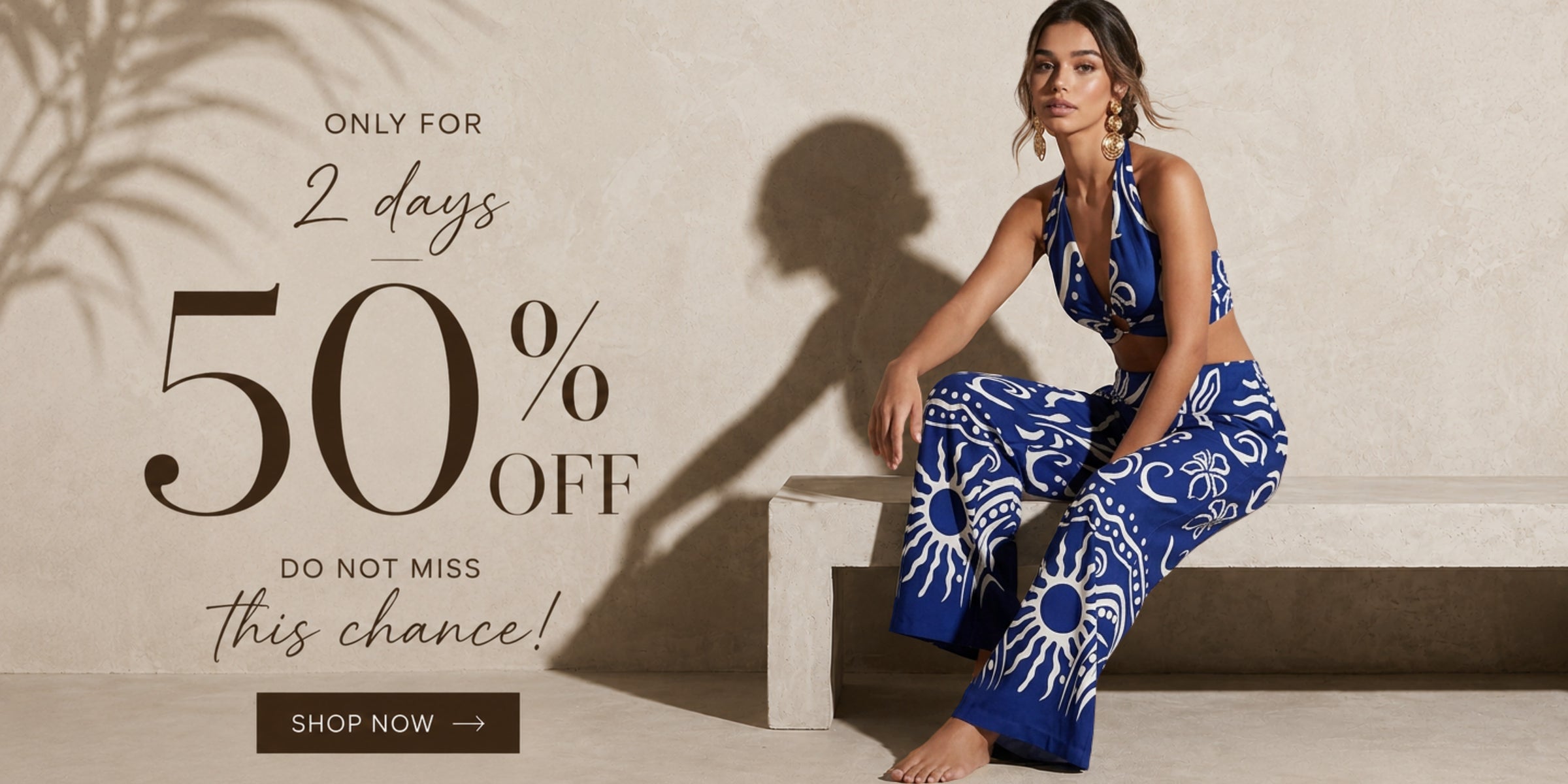 50 % off sale collection banner