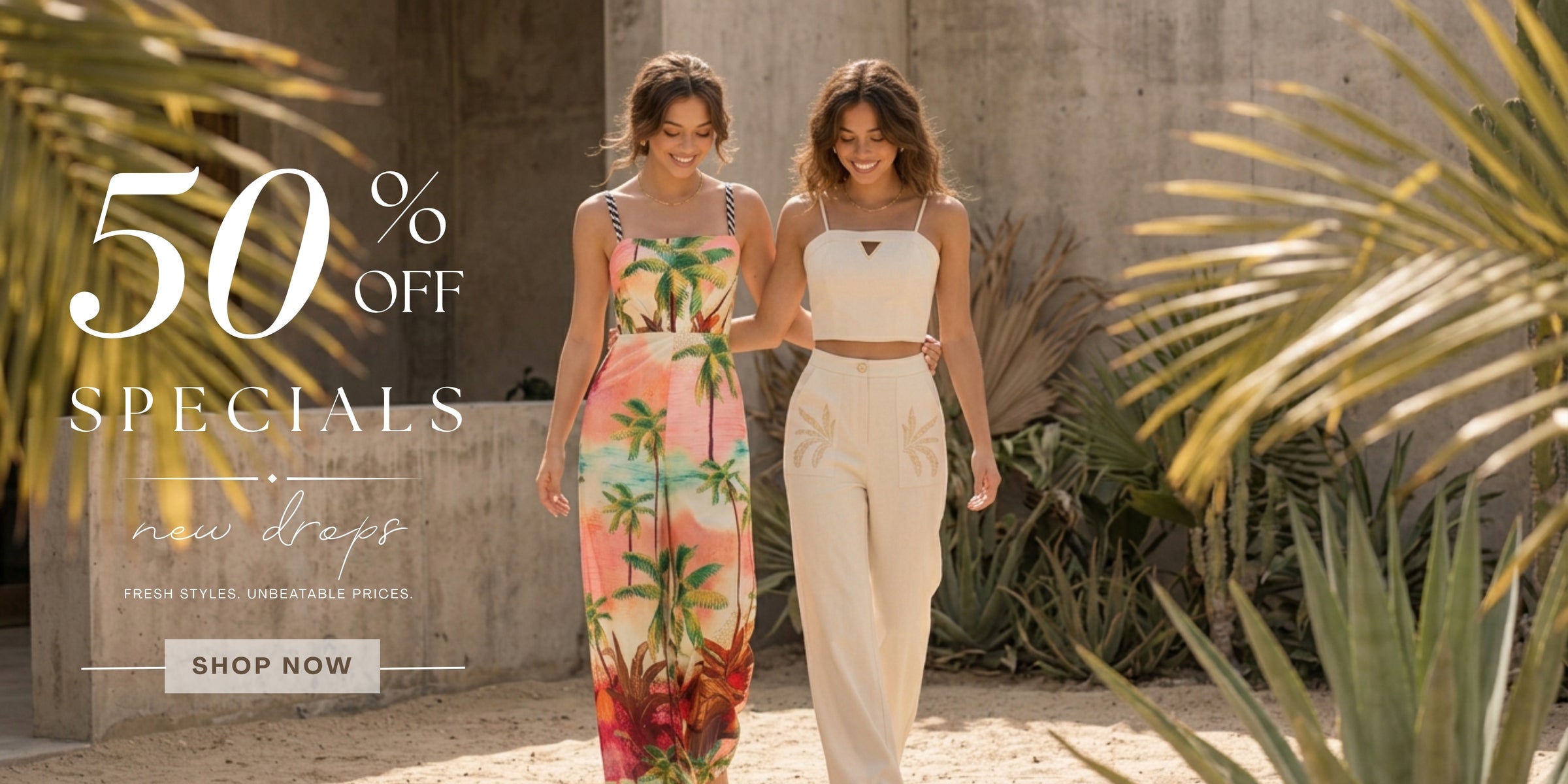 50 off specials selection banner 