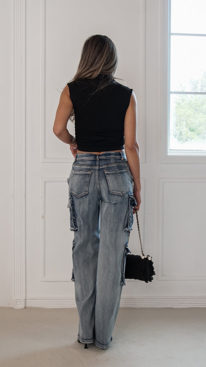 rear view image 1 of Tatiana Denim Pants