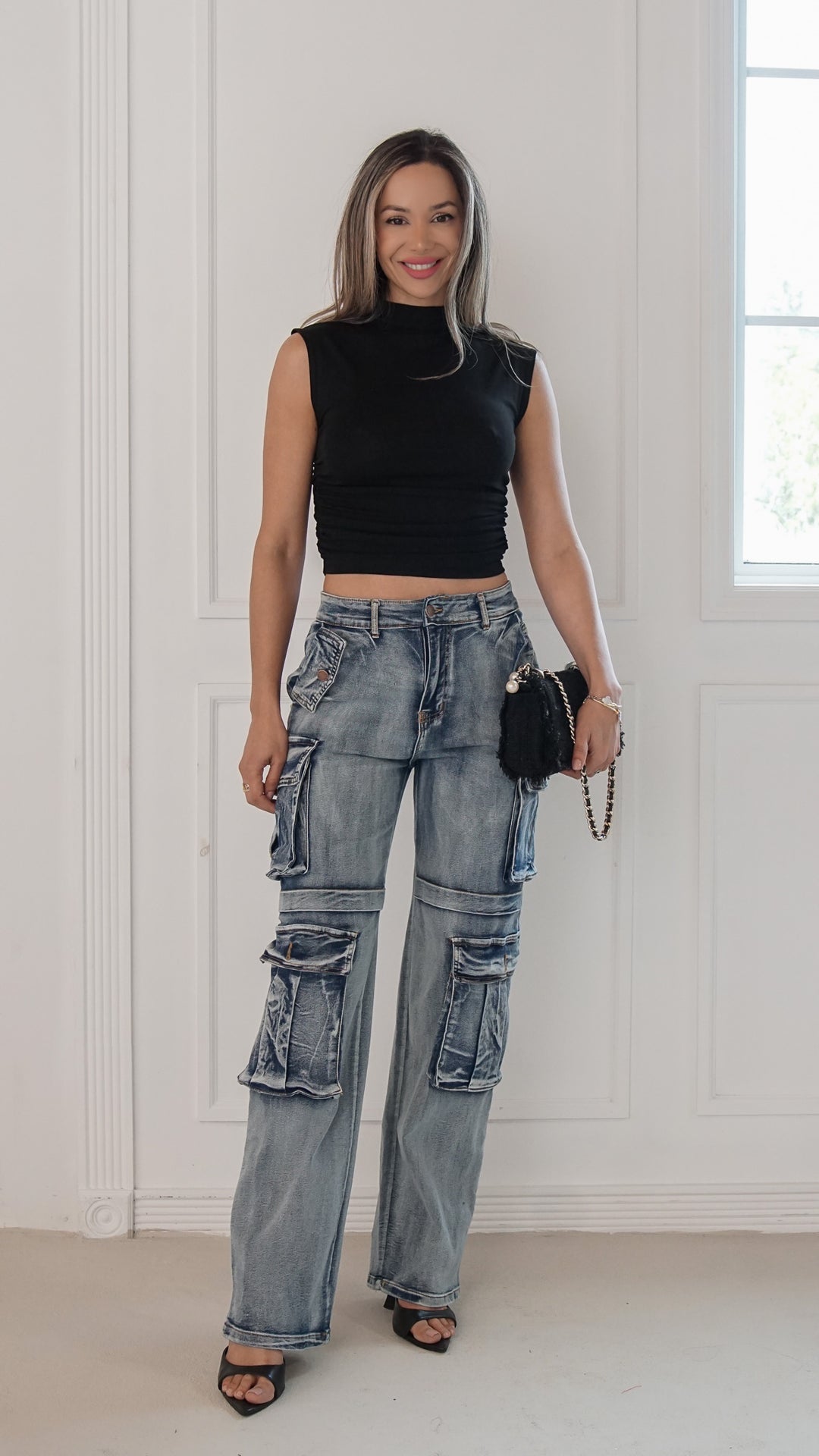 front view image 4 of Tatiana Denim Pants