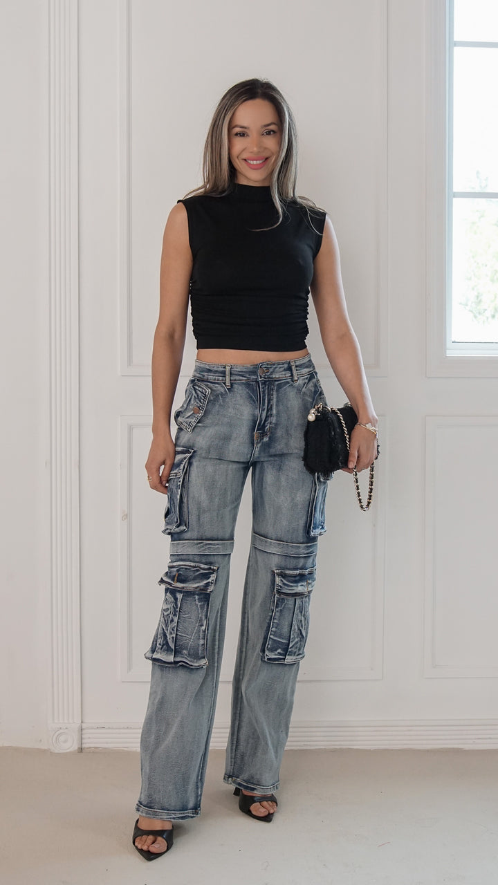 front view image 4 of Tatiana Denim Pants