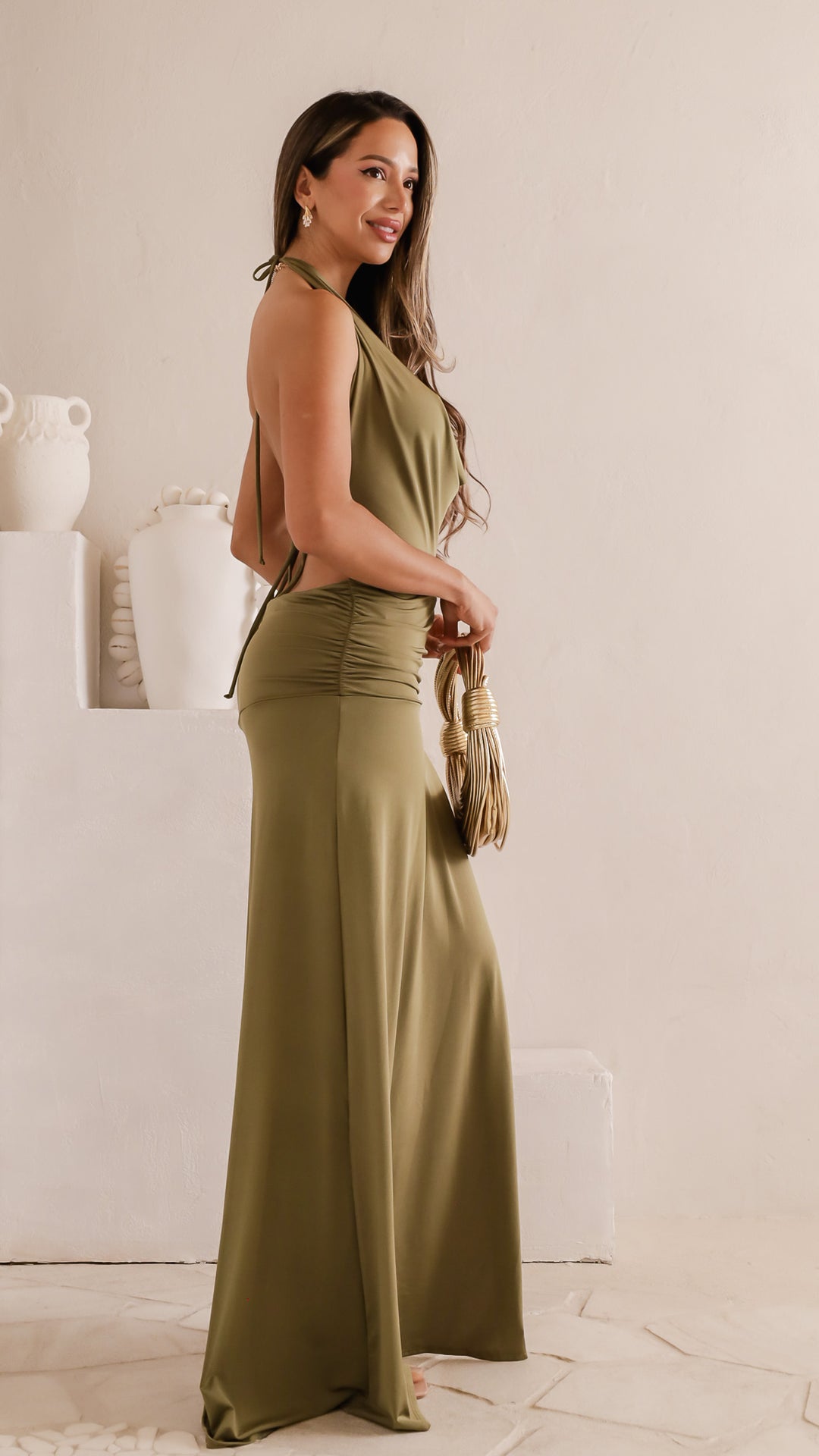 side view image 3 of Maribel Maxi Dress