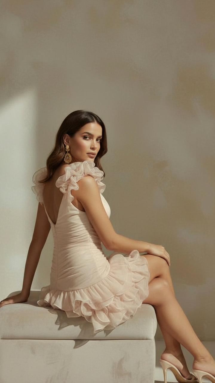 side view image 4 of Stephanie Mini Dress