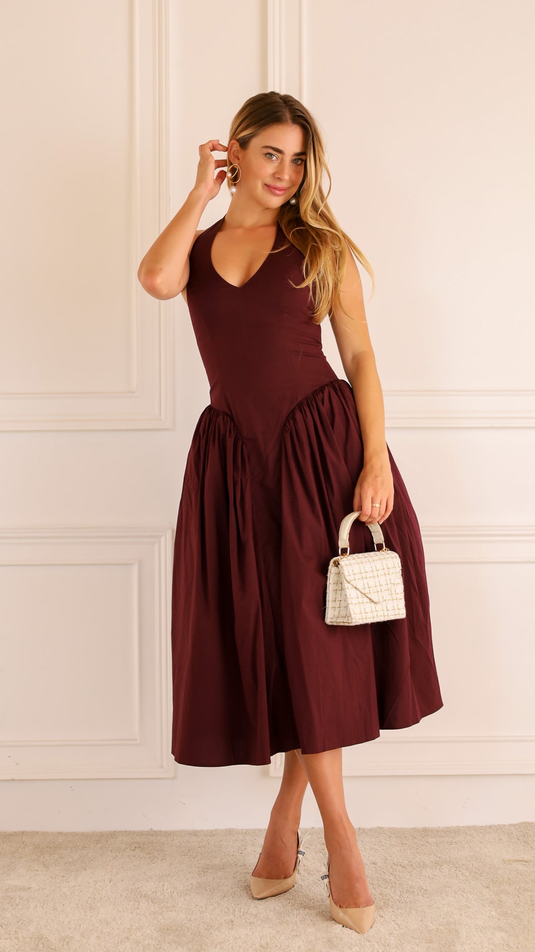 front view image 2 of Narz Midi Dress