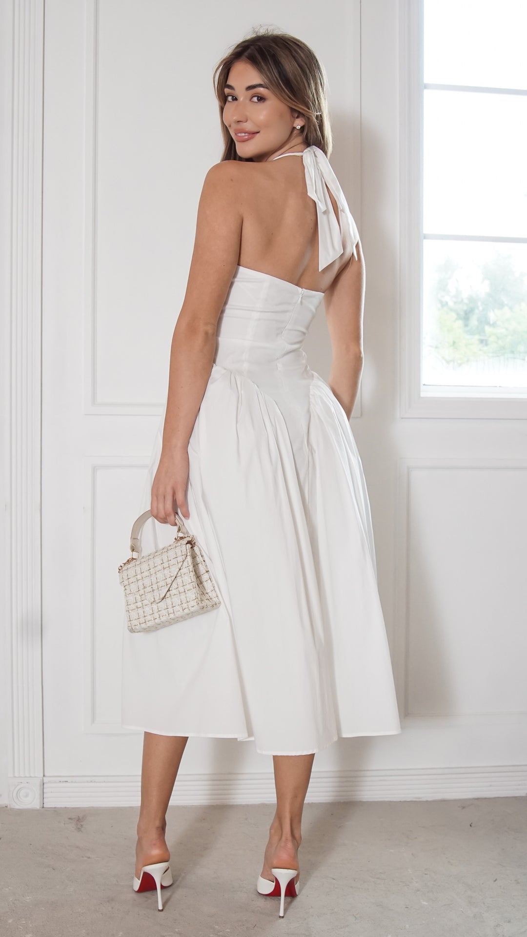 rear view image 1 of Marbel Midi Dress