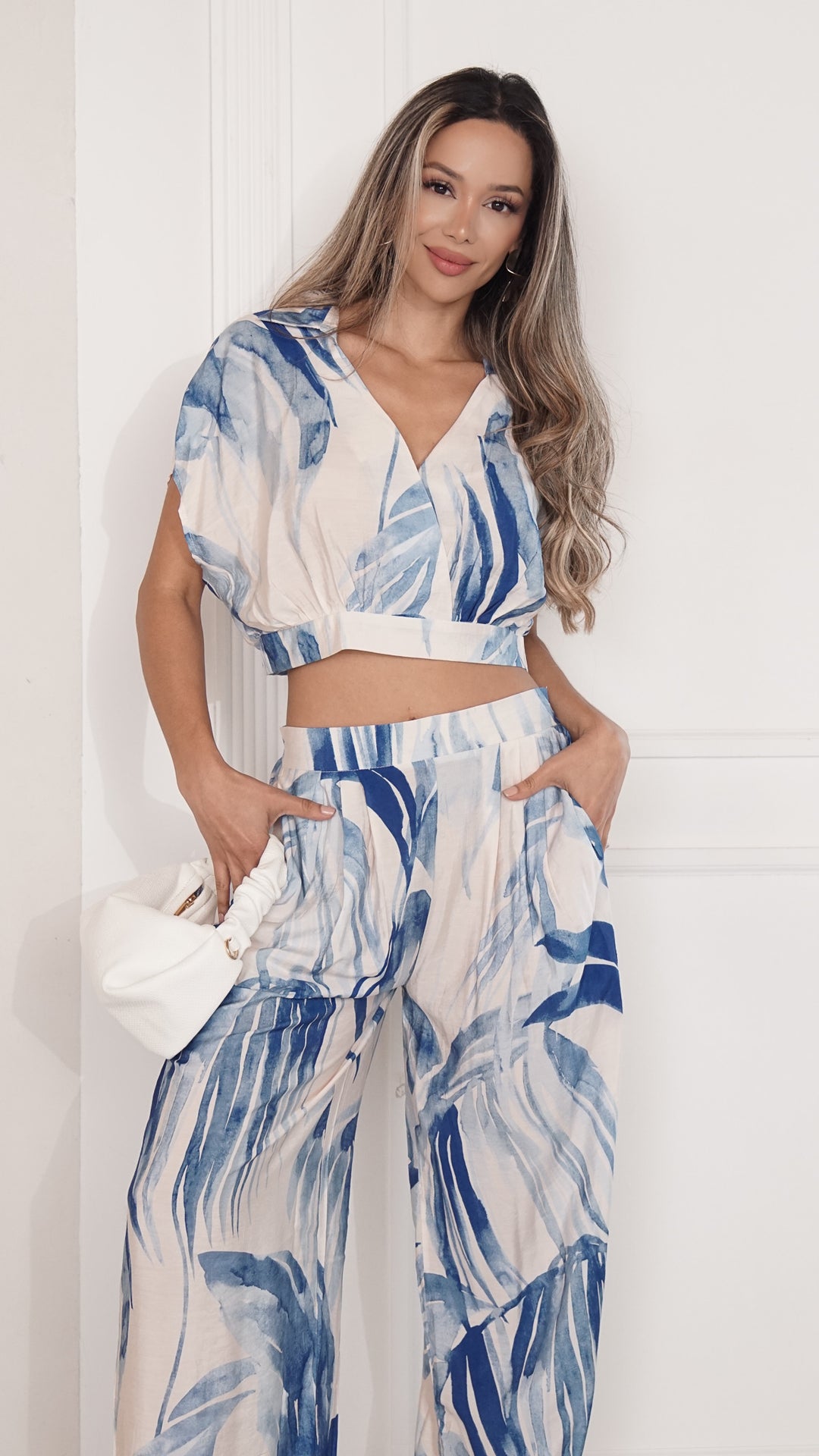 front view image 3 of Elara Palazzo Pants