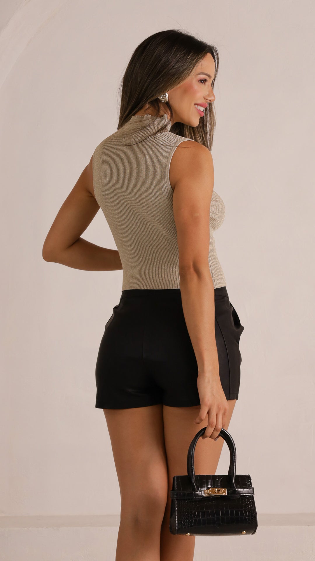 2 image rear view_gold of Rubie Top