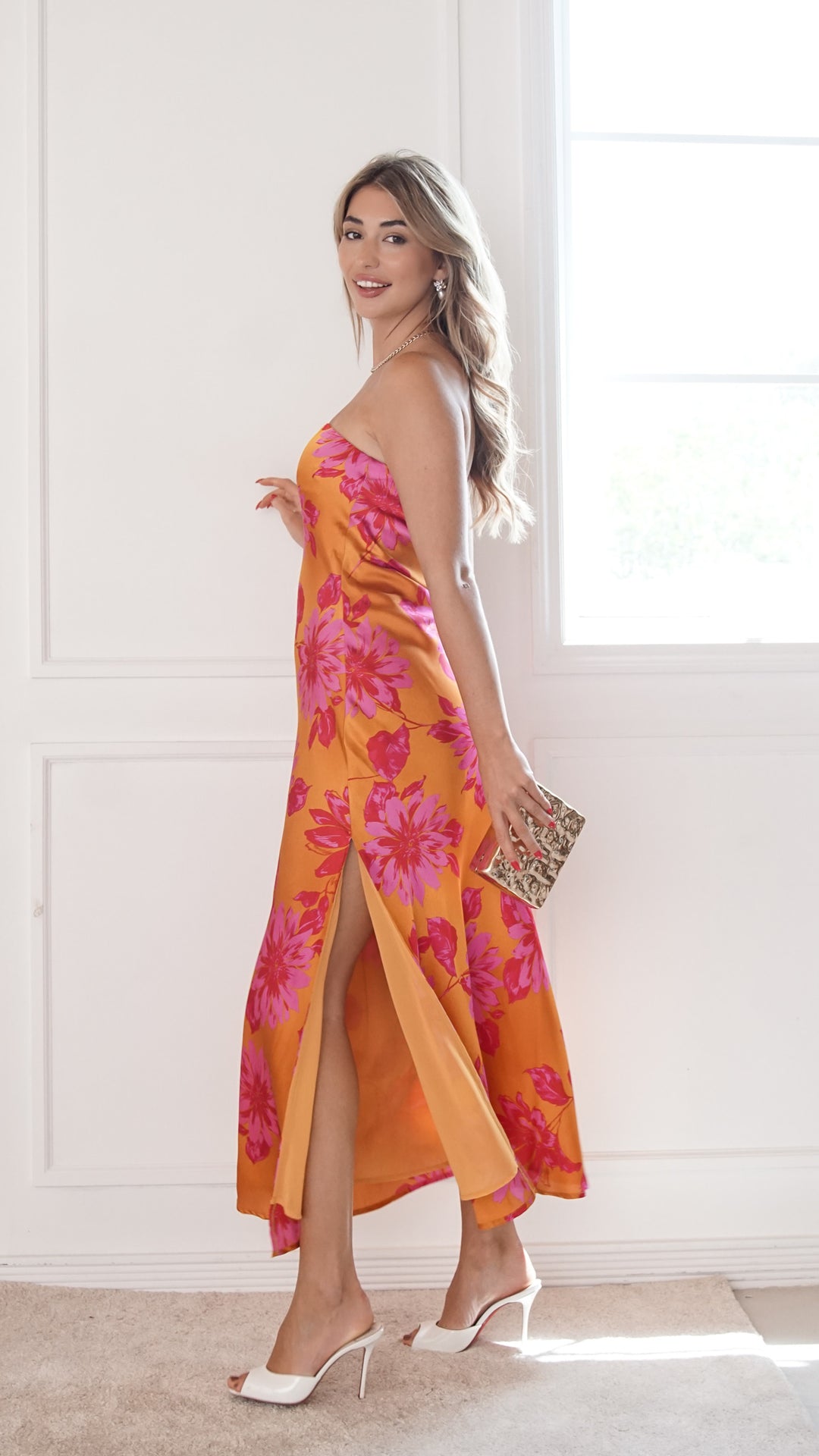 side view image 1 of Zarela Maxi Dress