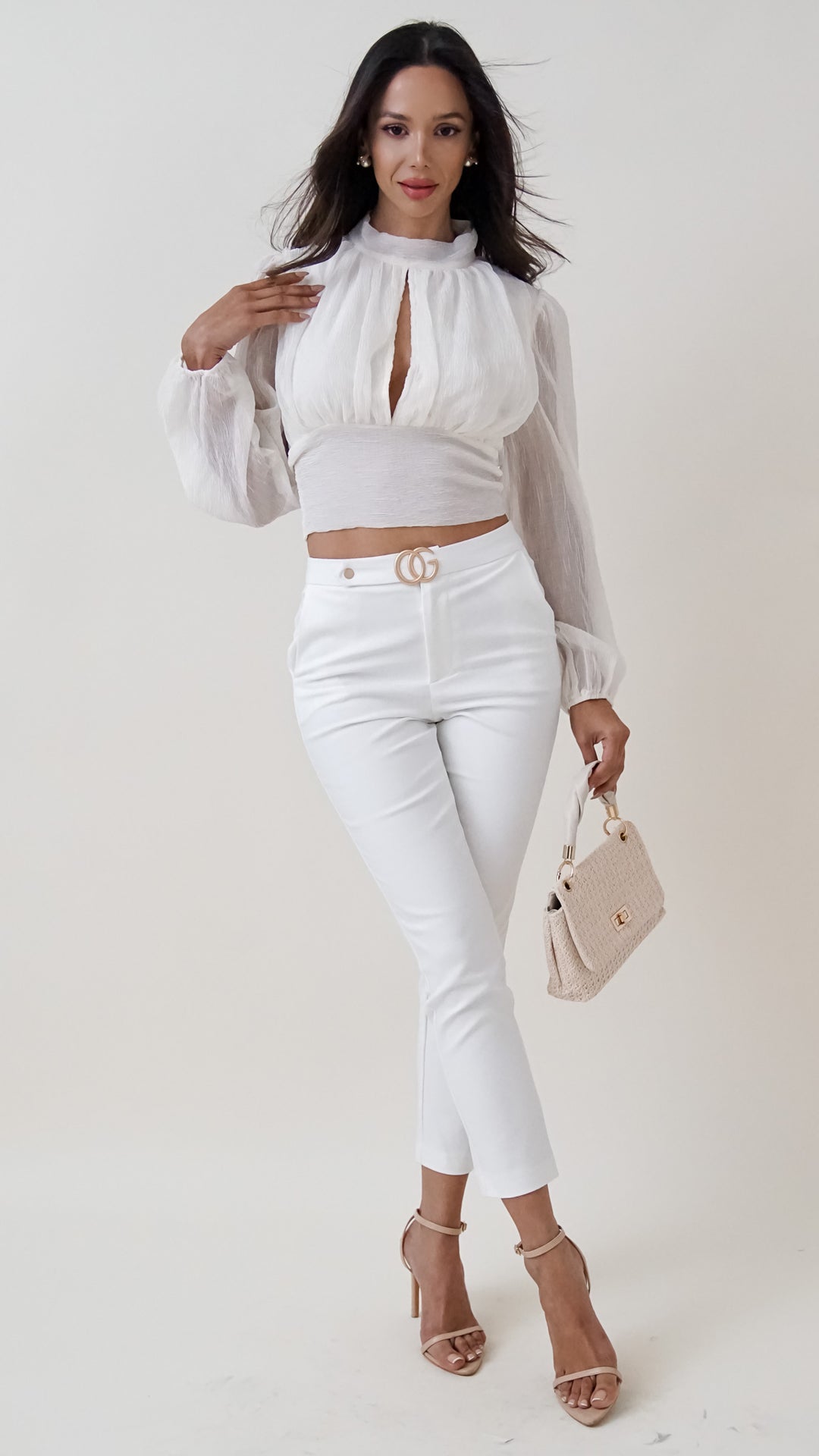 Lois Skinny Jeans in White