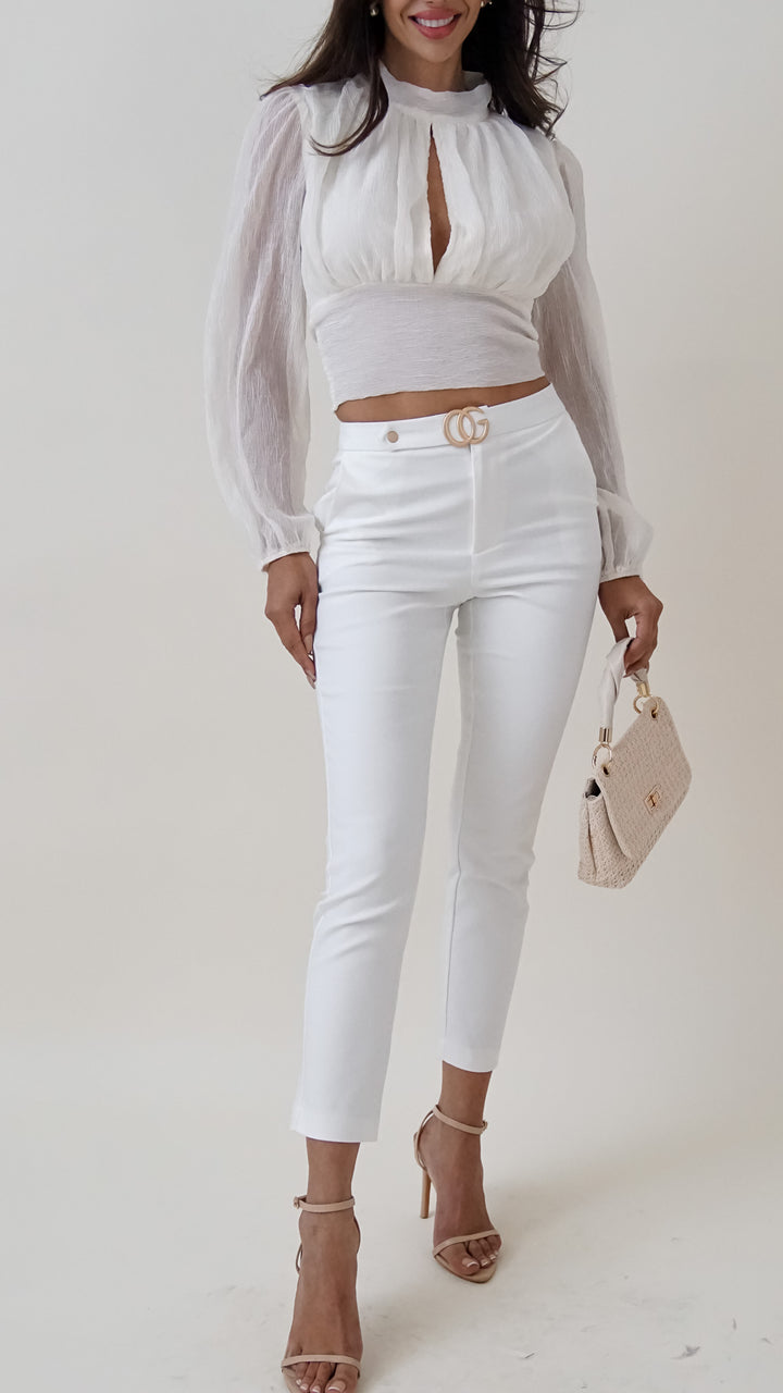 Lois Skinny Jeans in White