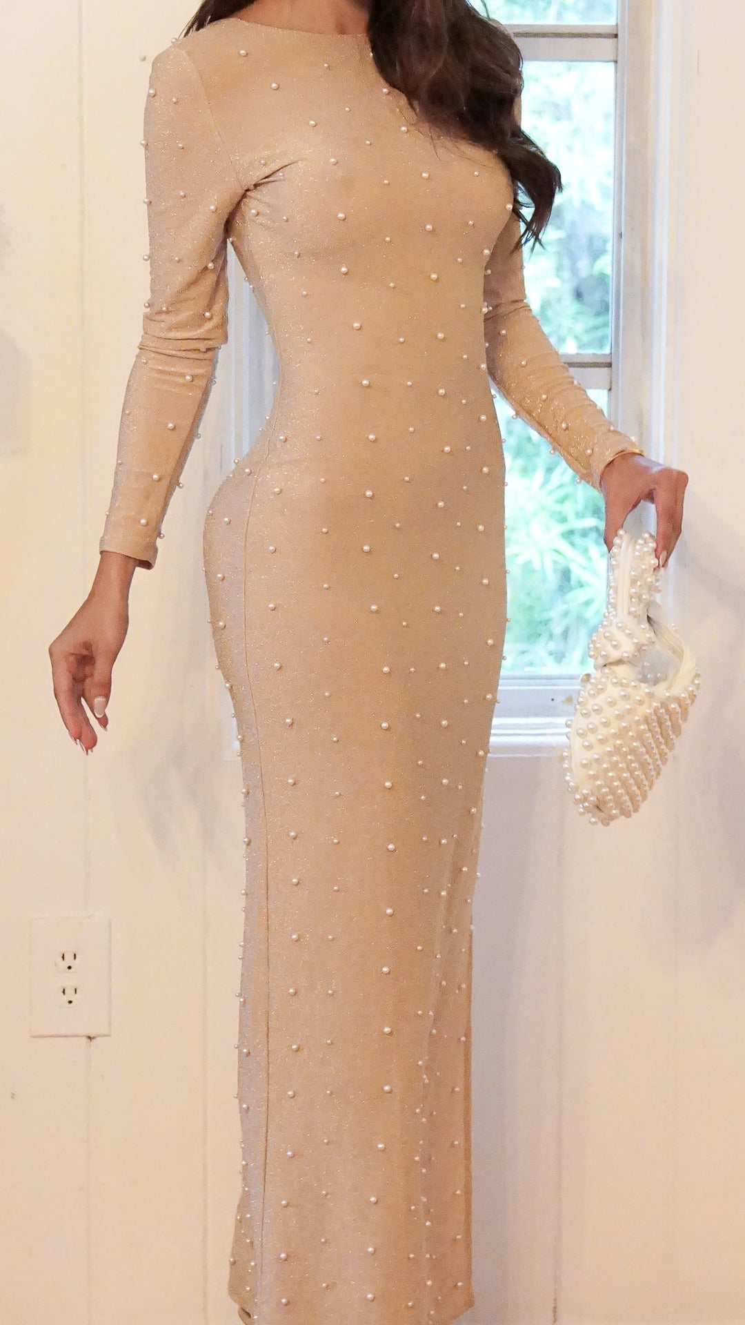 Anali Maxi Pearl Dress