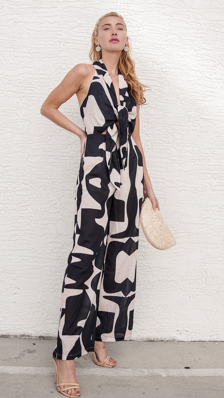 Tamy Abstract Jumpsuit