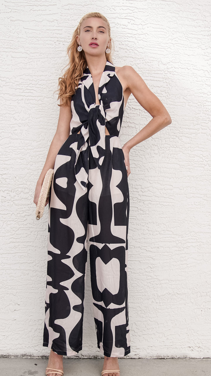 Tamy Abstract Jumpsuit